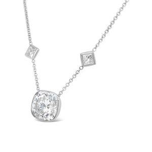 Bezel set Russian Brilliants necklace