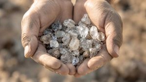 natural mined diamond
